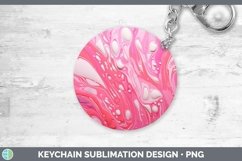 GorgeousPaint Pour Keychain design.