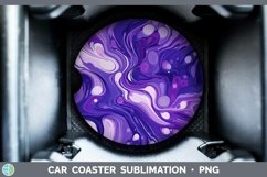 GorgeousPaint Pour Car Coaster design.