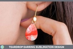 GorgeousPaint Pour Teardrop Earrings design.