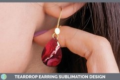 GorgeousPaint Pour Teardrop Earrings design.