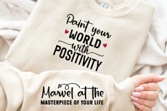 Marvel At The Masterpiece Sleeve SVG, Positive SVG Design Product Image 3