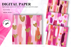 Paint Background Brushstroke Seamless Pattern Digital Paper1 Product Image 1