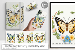 Digital Paper Painted Lady Butterfly Product Image 1