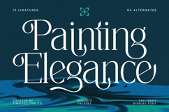 Painting Elegance - Tall Serif Display Font Product Image 1
