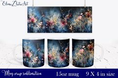Sublimation mug design Landscape of Provence 15 oz Product Image 1