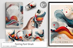 Digital Paper Paint Brush Painting Product Image 1