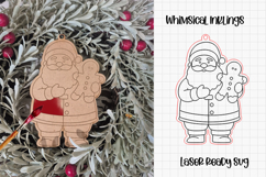 Paint Me Christmas Ornament Laser SVG Bundle Product Image 4