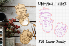 Paint Me Christmas Ornament Laser SVG Bundle Product Image 10