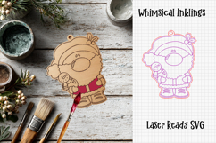 Paint Me Christmas Ornament Laser SVG Bundle Product Image 11