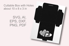 Pair of Valentine Ethnic Style Hearts Rectangular Gift Box 