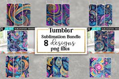Paisley Sublimation Tumbler Wrap