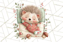 Christmas Pajamas Clipart PNG, Festive Animals Clip Art Product Image 3