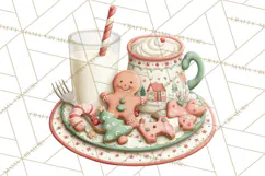 Christmas Pajamas Clipart PNG, Festive Animals Clip Art Product Image 3