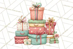Christmas Pajamas Clipart PNG, Festive Animals Clip Art Product Image 4