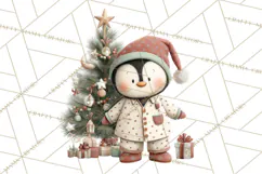 Christmas Pajamas Clipart PNG, Festive Animals Clip Art Product Image 3