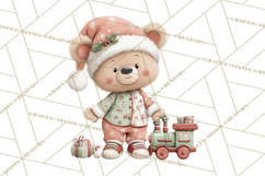 Christmas Pajamas Clipart PNG, Festive Animals Clip Art Product Image 2