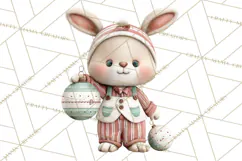 Christmas Pajamas Clipart PNG, Festive Animals Clip Art Product Image 3
