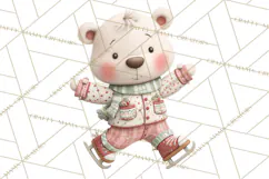 Christmas Pajamas Clipart PNG, Festive Animals Clip Art Product Image 5