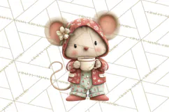 Christmas Pajamas Clipart PNG, Festive Animals Clip Art Product Image 3