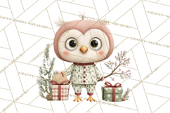 Christmas Pajamas Clipart PNG, Festive Animals Clip Art Product Image 4
