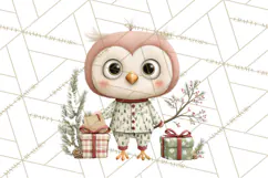 Christmas Pajamas Clipart PNG, Festive Animals Clip Art Product Image 4