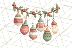 Christmas Pajamas Clipart PNG, Festive Animals Clip Art Product Image 5