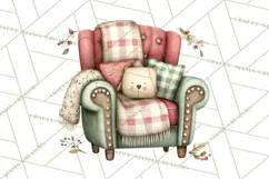 Christmas Pajamas Clipart PNG, Festive Animals Clip Art Product Image 4