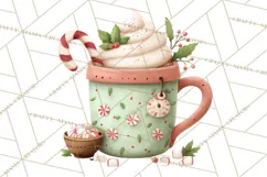 Christmas Pajamas Clipart PNG, Festive Animals Clip Art Product Image 4