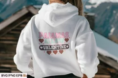 Pajamas All Day is My Valentine SVG PNG Product Image 3