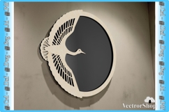 Wall mirror with bird decoration, perfect as a gift Product Image 8