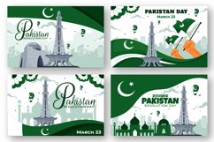 12 Pakistan Resolution Day Illustration Product Image 3