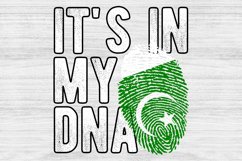 It&#039;s in my DNA Pakistan Flag Fingerprint PNG Sublimation Product Image 1