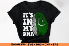 It's in my DNA Pakistan Flag Fingerprint Sublimation Product Image 2
