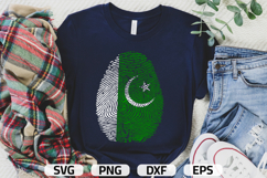Pakistan SVG | Pakistan Flag Fingerprint | SVG PNG DXF EPS Product Image 1