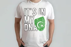 It's in my DNA Pakistan Flag Fingerprint PNG Sublimation Product Image 2