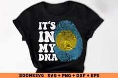 It's in my DNA Palau Flag Fingerprint Sublimation PNG, SVG Product Image 2