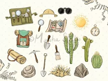 Paleontology for Boys 2021 Clipart - 64 PNG illustrations Product Image 5