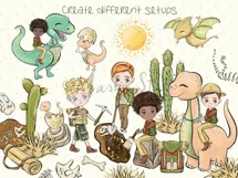 Paleontology for Boys 2021 Clipart - 64 PNG illustrations Product Image 7