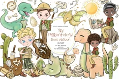 Paleontology for Boys 2021 Clipart - 64 PNG illustrations Product Image 1