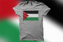 Palestine Flag with Distressed Product Image 1