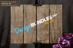 Palette Sign Halloween Mock up