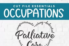 Use  your Cricut or Silhouette to create tshirts and tote bags for your friends and coworkers with this palliative care worker svg file!