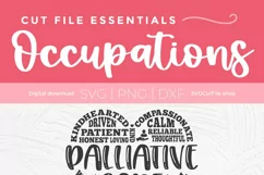 Create tshirts and tote bags for your palliative care worker friends and coworkers with this Palliative Care Cricut or Silhouette design