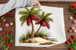 Palm Tree Watercolor Clipart Product Image 3