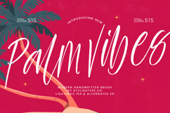 Palm Vibes - Modern Handwritten Font Product Image 1