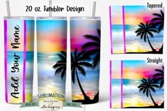 Tropical Beaches 20 oz Seamless Tumbler Sublimation Bundle Product Image 6
