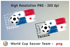 Panama National Soccer Team Flag. World Cup 2026 Product Image 1