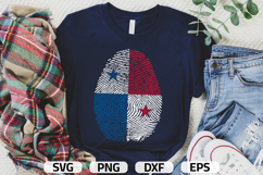 Panama SVG | Panama Flag Fingerprint | SVG PNG DXF EPS Product Image 1