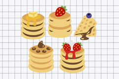 Pancakes of the world 3D SVG Product Image 4