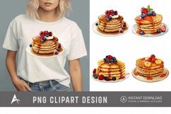 Watercolor Pancakes Clipart Product Image 1